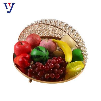 China Semicircle Fruit Basket Metal Stored Fruit Basket for sale