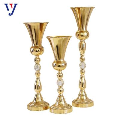 China Tall Minimalist Home Wedding Decorations Candlestick Flower Vase Ornaments for sale