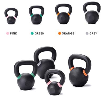 China Hot Selling Black Cast Iron Kettlebell Set Different Weight Fitness Gym LDH Universal Kettle Bell Free Weights for sale