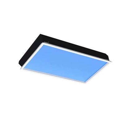 China Modern Artificial LED Ceiling Panel Skylight 600*1200mm Large Skylight 200W 7800K 93Ra LED Sunlight Simulator Panel for sale