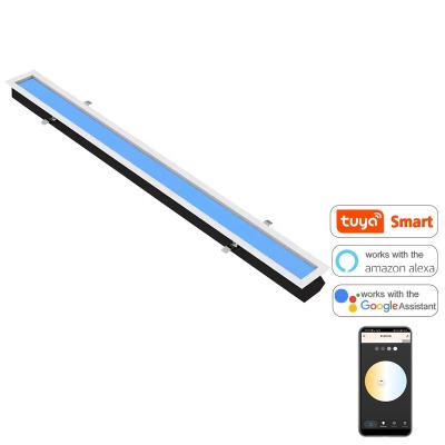 China Rhythm Function 140*1150mm Blue Sky 50W Ceiling Panel Sunlight Simulator Biological Simulation Blue Sky Light For Living Room Kitchen Bathroom for sale