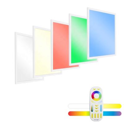 China Industrial 6060 48W RGB+CCT RGBWW RGB Color Changing New Design DMX512 2.4G Wi-Fi Smart Home Party Atmosphere RGB Square LED Panel Lights for sale