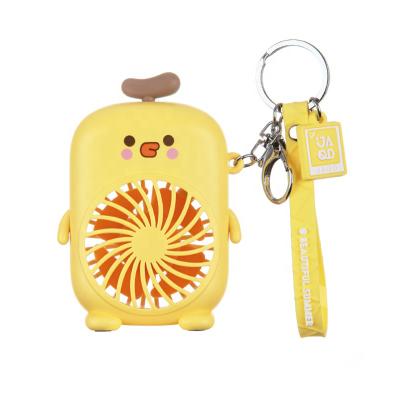 China 2021 New Arrvial Mini Portable USB Handheld Fan Outdoor Handheld USB Keychain Pocket Fan Fan In Summer for sale