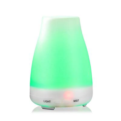 China Quiet 100ML Humidifier Clear Bottle Aromatherapy Diffuser Ultrasonic Air Aroma Diffuser Machine Essential Oil Mist Maker for sale