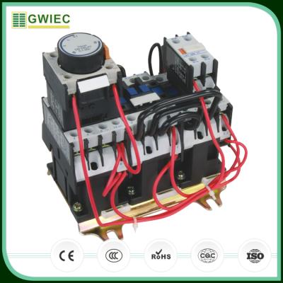 China Suitable for starting the motor in the circuit of AC products 380V 55KW star delta automatic electric magnetic starter GWIEC Wenzhou China for sale