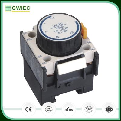 China Combo box with LC1-DAC contactor & Cheap LA1-D Auxiliary Contact Block GWIEC Items For Sale LA2-D Series Time Delay Auxiliary Contact Blocks For AC Contactor for sale