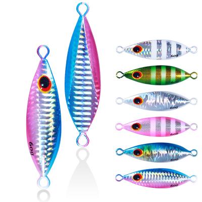 China 60g Vivid Fish Swimming Action Baits Fishing Lures Swim Bait Jig Heads Lure Pilker Salt Freshwater Lead Jig for sale