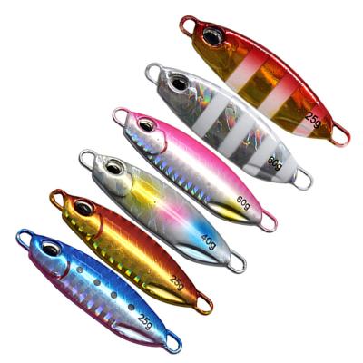 China Wholesale Vivid Fish Action Swimming Led Light Lure Fishing Jig With Hook For Fishing Long Sea Casting Bass Saltwater Boat Baits for sale