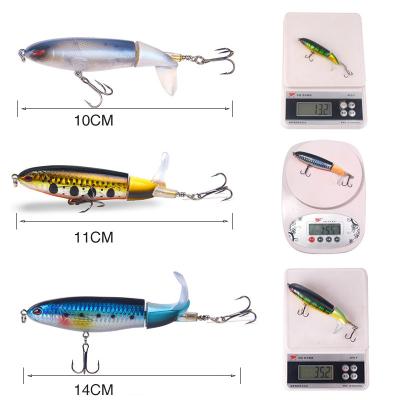 China Wholesale Plastic ABS Plastic Floating Bait Fishing Lure 11cm 15g With Minnow Soft Snap Plastic Lure for sale