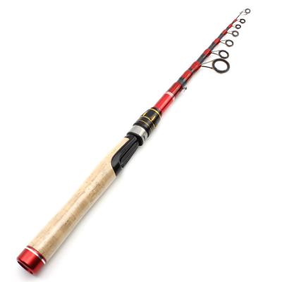 China Telescopic Carbon 1.6-2.7m Graphite Fishing Rods Blanks Floating Guides Fishing Rod Performance Newly Designed Travel Rod for sale