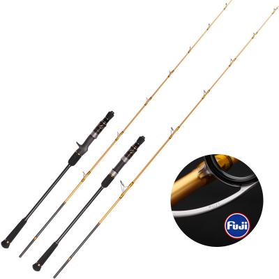 China 1.7m 1.9m Fuji Guides XH Saltwater High Strength Fishing Rods Light Rod Jigging Spinning Casting Rods Slow Casting for sale