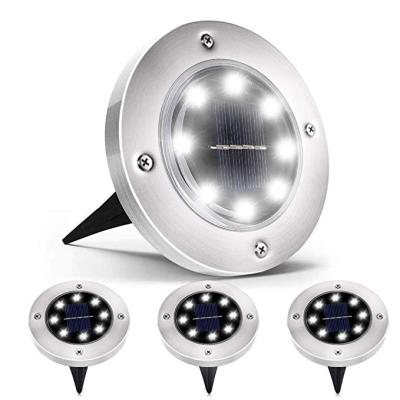 China Theme Park Green Powered Kontak 8 Light Hot Selling Smart Lawn IP65 Waterproof Outdoor Led Garden Stainless Steel Light for sale