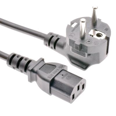 China Power Station EU Plug Computer Peripheral Cable Euro Power Wire Cable Power Cable for sale