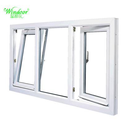 China Sliding Experienced Factory Cheap Price Home To Tilt Two Kinds Opening Style PVC Window for sale