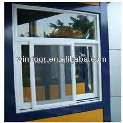 China swing hurricane upvc impact resistant window and door, factory price upvc sliding window and casement pattern window and door for sale