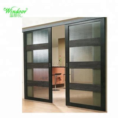 China Sliding Streamlined Aluminum Patio Door With Large Sliding Glass Aluminum Door / Fold Movement for sale