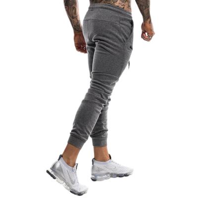 China Plain Dyed Knitting Antibacterial Plus Size Wholesale Mens Gym Breathable Jogger Pants for sale