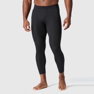 China Custom Logo Mens Compression Leggings With Bodybuilding Fitness Wear Breathable Active Stretchy Quick Dry Workout Pocket for sale