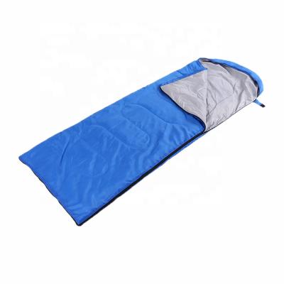 China Envelope Type Urltra-Light Solid Color Easy Storage Usage-Resistant Blue Envelope Sleeping Bag For Camping for sale