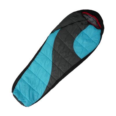 China 2021 Mummy Design Special Easy Storage Opposite Colors Mummy Sleeping Bag For Outdoor Camping Traveling Hiking for sale