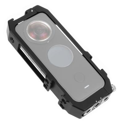 China Aluminum Service Case Sight Housing Shell Protective Cover 1/4 Screw Hole Compatible With Insta 360 One X2 for sale