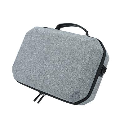 China Protective Diamond Shaped Portable Gray Custom EVA Travel Carrying Hard Case with Strap for Oculus Search 2 for sale