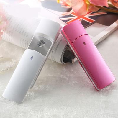 China Pink&With 25ML Nano Mist Spray DEEP CLEANSING Facial Moisturizing Atomization Handy Mister for sale