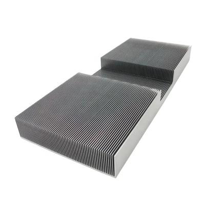 China Skived Fin Aluminum Heat Sinks For Thermal Management 1-10mm Base Thickness for sale