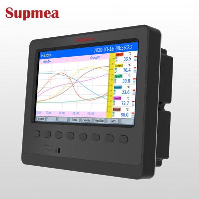 China SUP-6000C Long Display Monochrome Paperless Recorder Color Paperless Medium Chart Recorder for sale