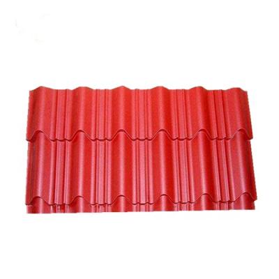 China Roof Structure Color Coated Galvanized Corrugated Roofing Steel Sheets for sale