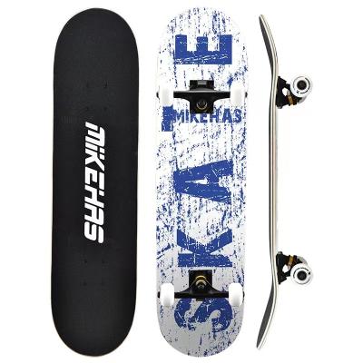 China Adult Hot Sale 7 Layers Maple Skateboard 31*8 Double Rocker Board Chinese Skateboard For Professionals Complete Skateboard for sale