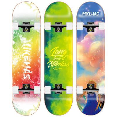 China Factory direct sales 31 skateboard youth pro 7 ply chinese maple for beginners empty skateboard for sale