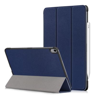 China Sleep/Wake Light Weight Ultra Slim Smart Triple Stand Auto PU Leather Case For New iPad Air 4 10.9 2020 for sale