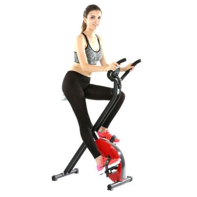 China Portable Recumbent Fitness X Bike Home Use Foldable Magnetic Upright Bike Exercise Bike for sale