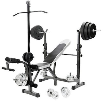 China Foldable Home Fitness Gym Equipment Barbell Bench Weight Bench Palestra Squat Rack Indoor Multifunctional Adjustable Balance Machine for sale