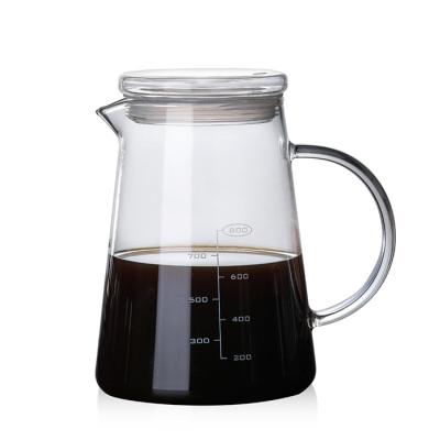 China WITH LID hot sale borosilicate glass coffee pot the top for sale