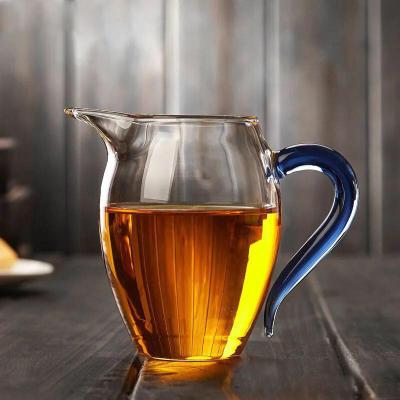 China Single Wall Borosilicate Glass Mugs Eco - Friendly Sustainable With Handle for sale