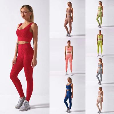 China 2022 QUICK DRY Two Piece Yoga Sets Summer Snake Printing Yoga Sports Women Tight Sleeveless Fitness Leggings for sale