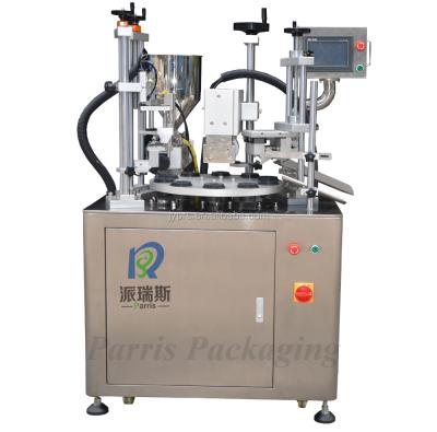 China Ultrasonic Beverage Plastic Tube Filling Sealing Machine For Depilatory Paste for sale