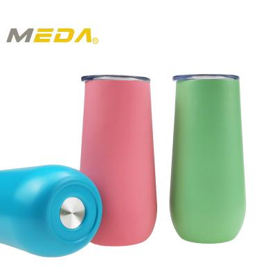 China PORTABLE 12 Oz Double Wall Vacuum Insulated Stainless Steel Wine Tumbler for sale