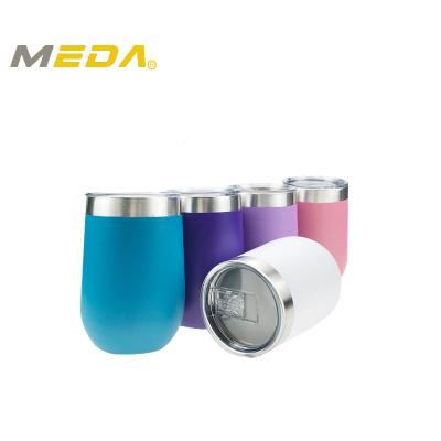 China Wholesale Disposable Double Wall 14 Oz Sublimation Insulated Wide Mouth Flask Drink Tumbler With Lid for sale