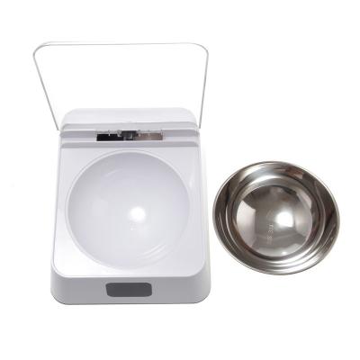 China Automatic Infrared Intelligent Automatic Cover Opening Pet Smelling Cat Food Bowl To Prevent Flies And Moisture for sale