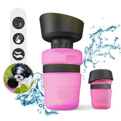 China Sustainable Sports Drinking Portable Kettle Extrusion Pet Companion Cup Pet Water Bottle Travel Dog Travel Drinking Outdoor Water Bottle for sale