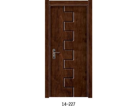 China Modern Design Modern Interior Room Solid Wood Doors For Bedrooms Office Wooden Door for sale