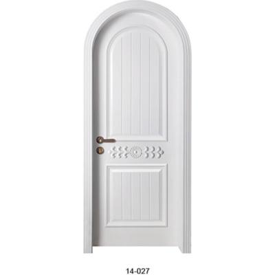 China OEM Modern Custom MDF Board Pastoral Style Morden Design Arched Craft Solid Wood Doors For Room for sale