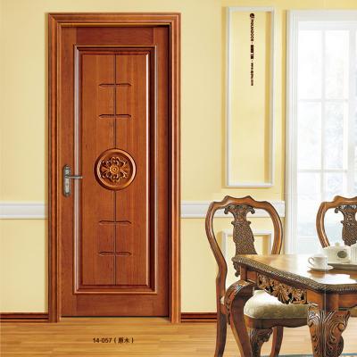 China Art Interior White Modern Luxury Waterproof Bedroom French Door Customize Wood Door for sale