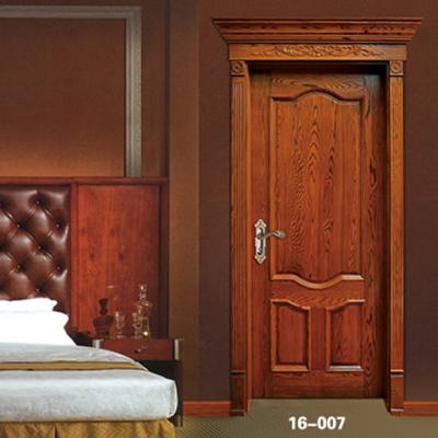 China China Supplier Wholesale Custom Waterproof Soundproof Wooden Door For House for sale