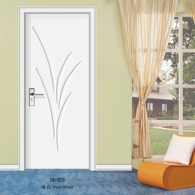 China Waterproof luxury morden Art-craft design solid wood door with matching accessories for sale