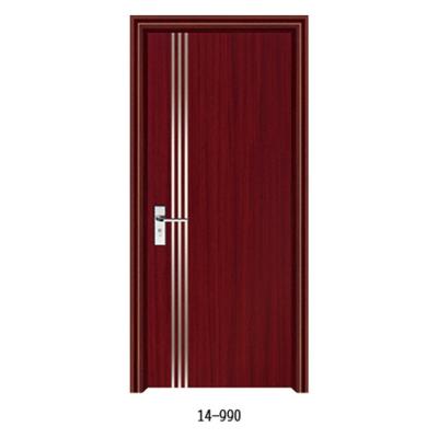 China Modern Factory Direct Wood Material Waterproof Honeycomb Bathroom Interior Pvc Door for sale