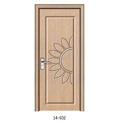 China Latest Modern Design Custom Waterproof PVC Interior Door White Wood Furniture for sale